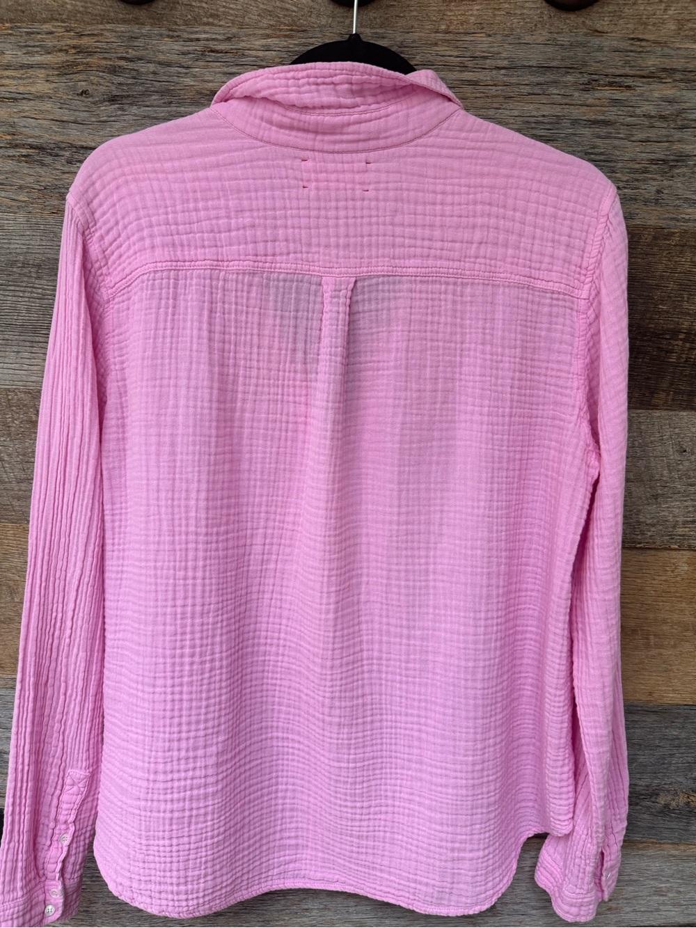 XiRENA Soft Pink Button-Down Gauze Shirt - Picture 2 of 4